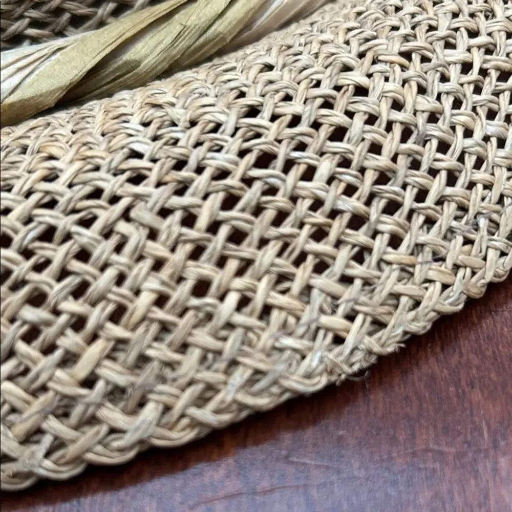 Vintage Cottagecore Straw Hat with Floral Detail - Picture 16 of 16